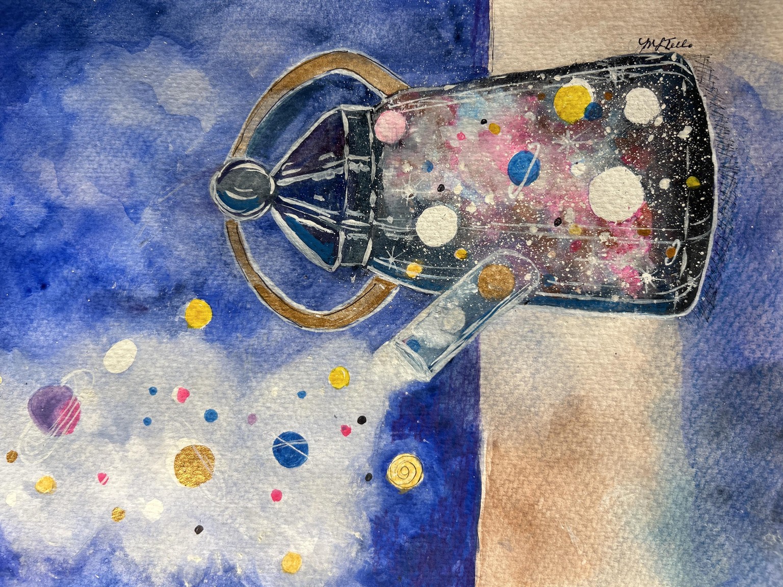 Galaxy in a cup. - image 2 - student project