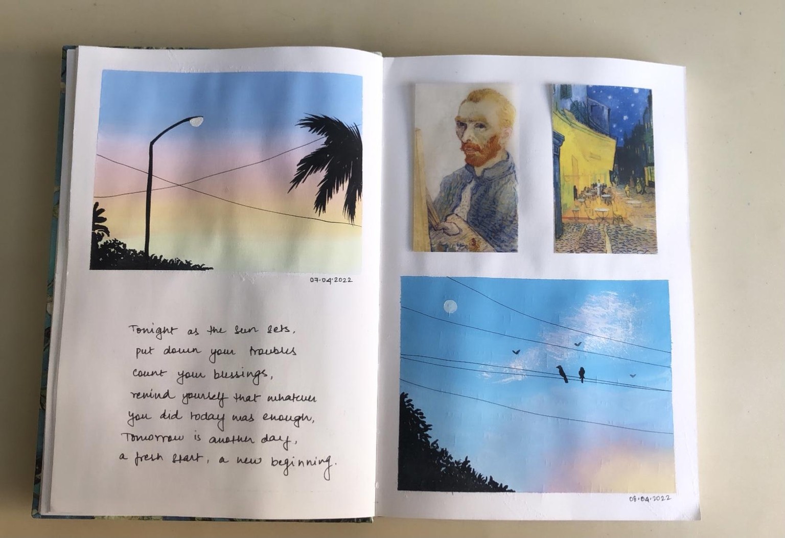 Gouache skies! - image 1 - student project