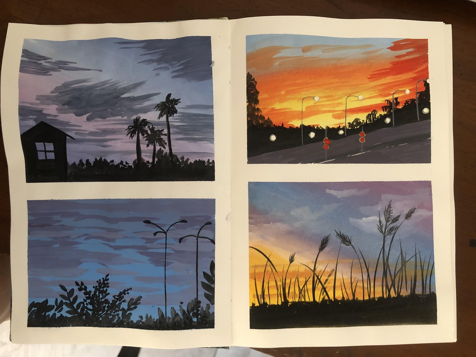 Gouache skies! - image 4 - student project