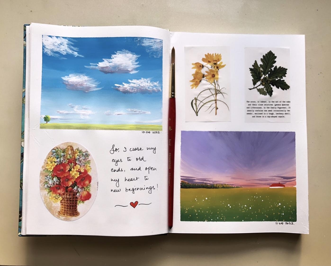 Gouache skies! - image 3 - student project