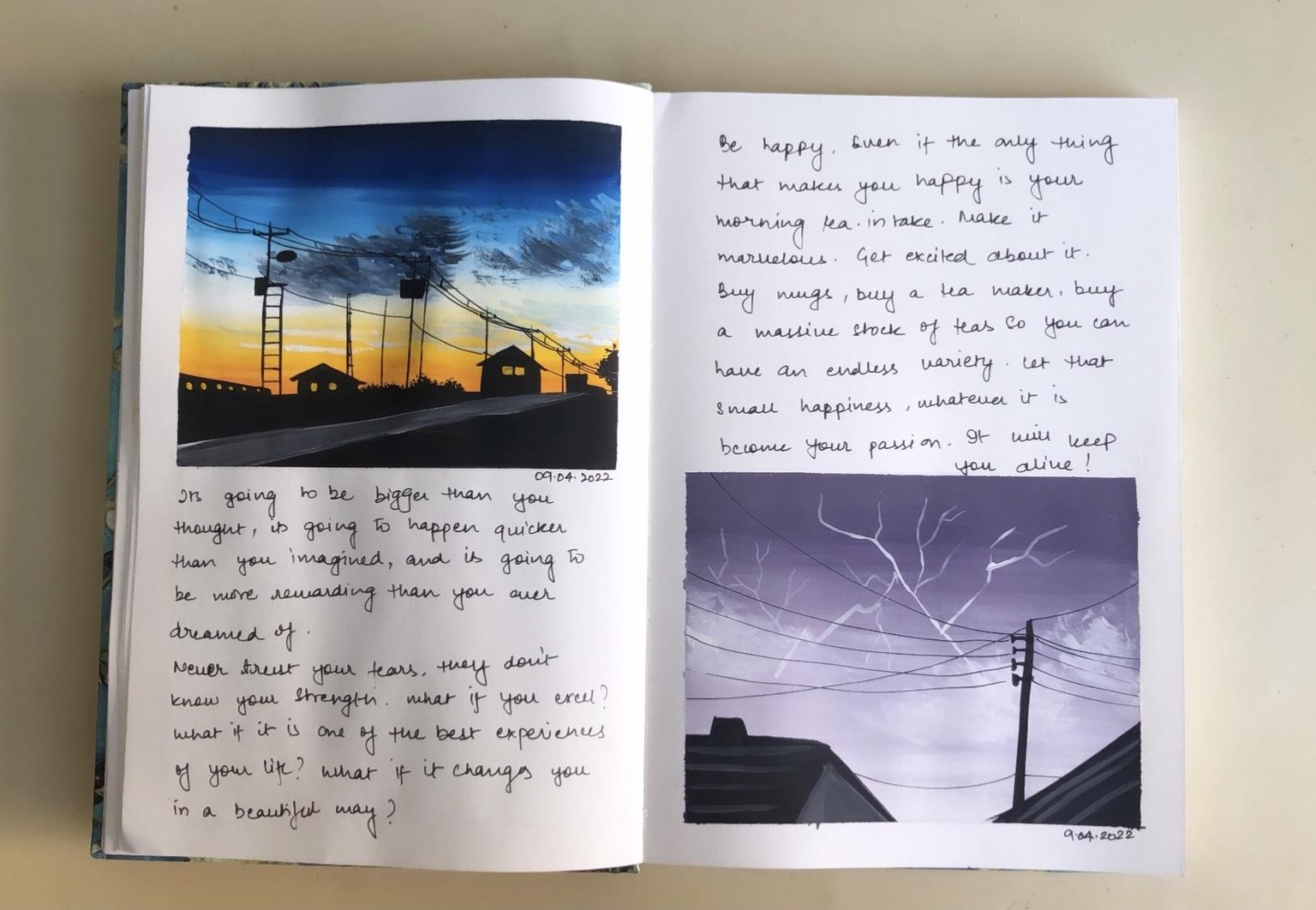 Gouache skies! - image 2 - student project