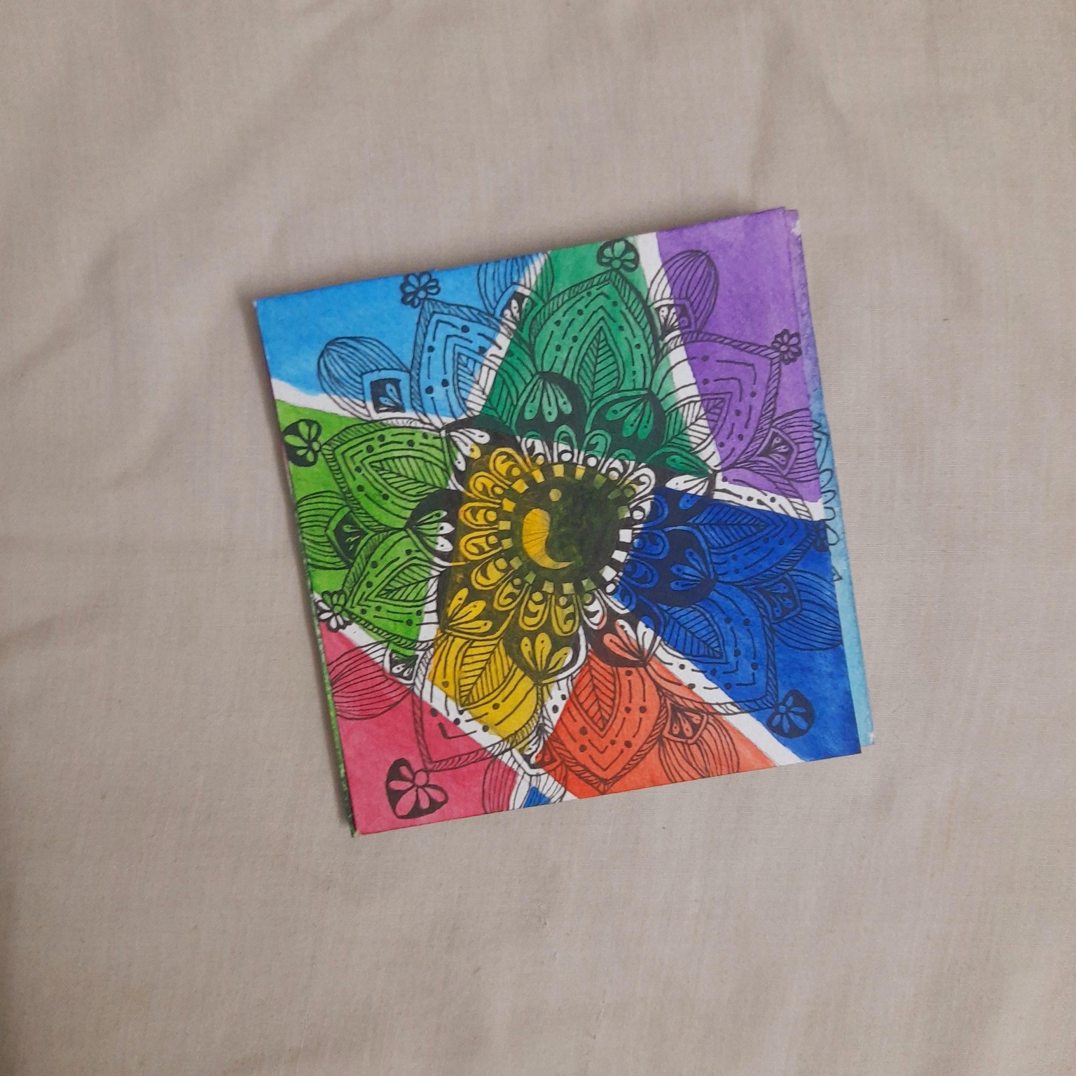3 Mini Mandalas - A therapeutic journey - image 4 - student project