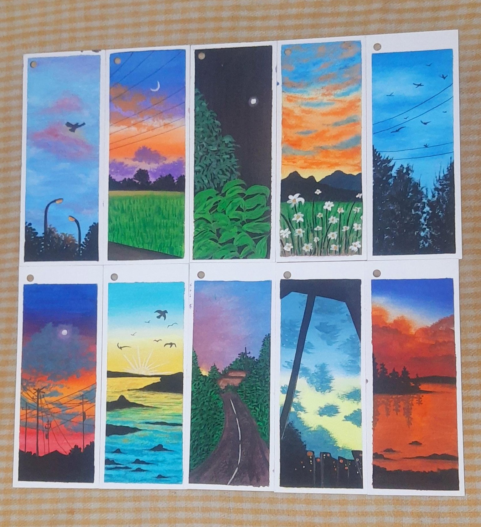 30 Day Gouache Challenge - Build your Art Style with 30 Nature Inspired Bookmark - image 2 - student project