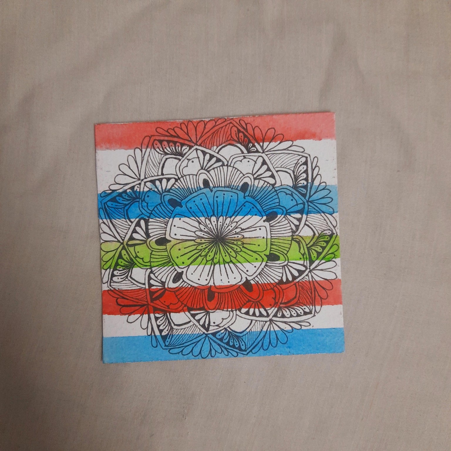 3 Mini Mandalas - A therapeutic journey - image 2 - student project