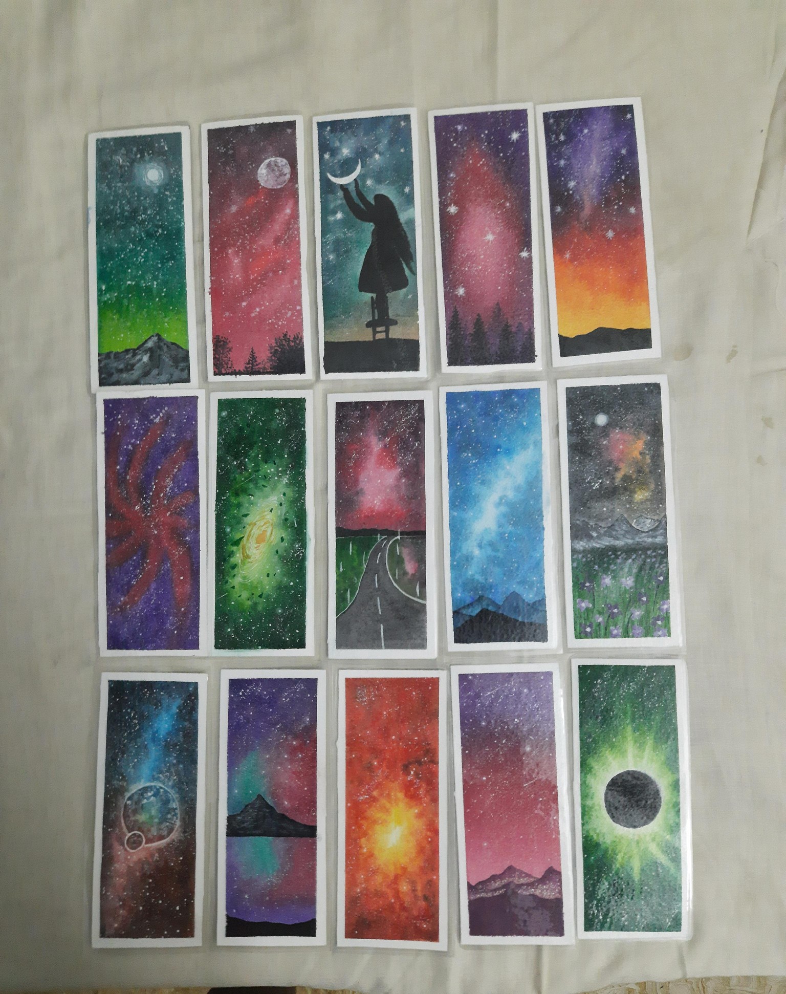 30 Day Watercolor Challenge - Galaxies & Night Skies - image 2 - student project