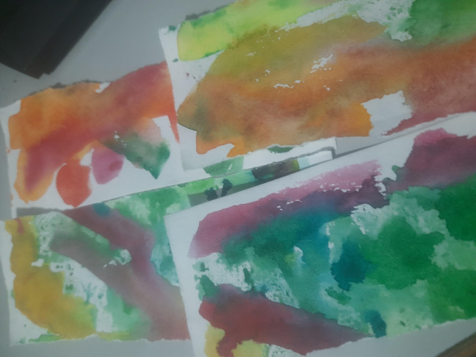 Watercolor Scraps as Tags - image 1 - student project