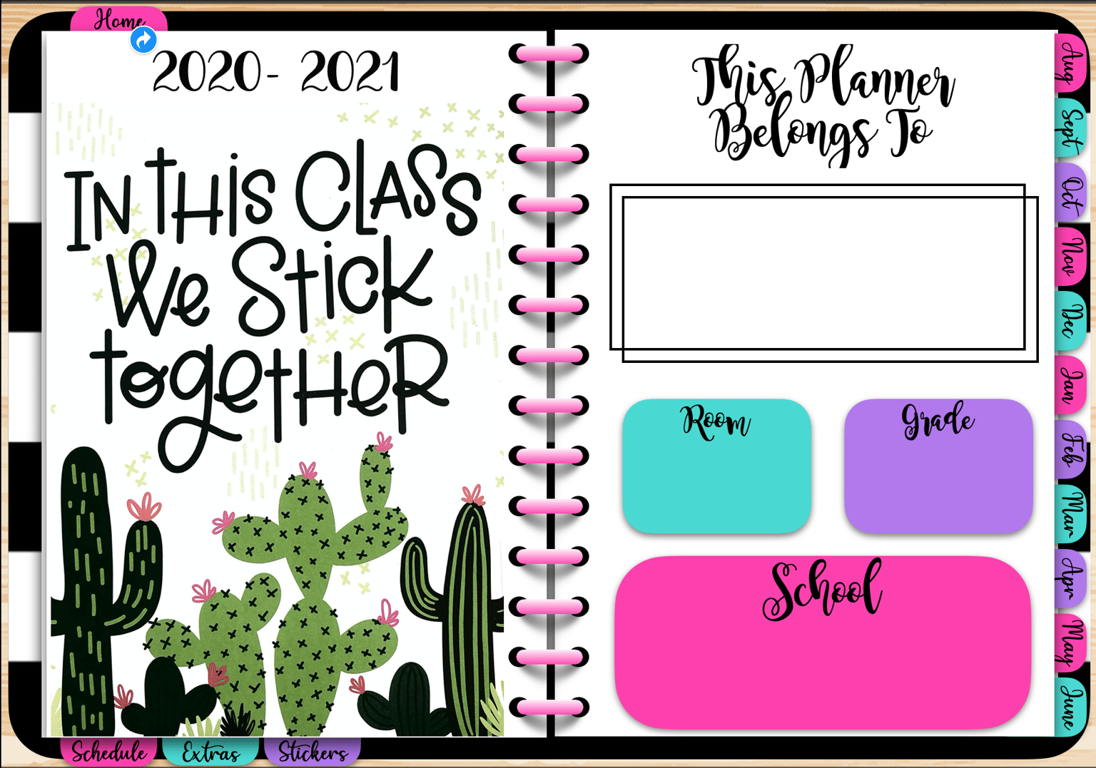 My Teacher Planner - image 2 - student project