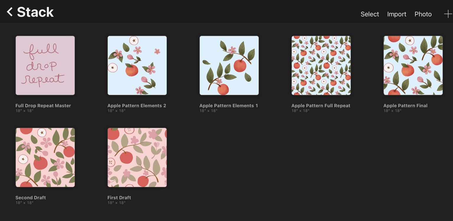 Apple Pattern - image 2 - student project