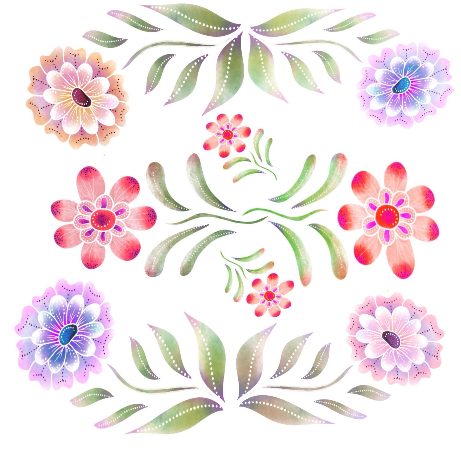 Flower design - image 1 - student project