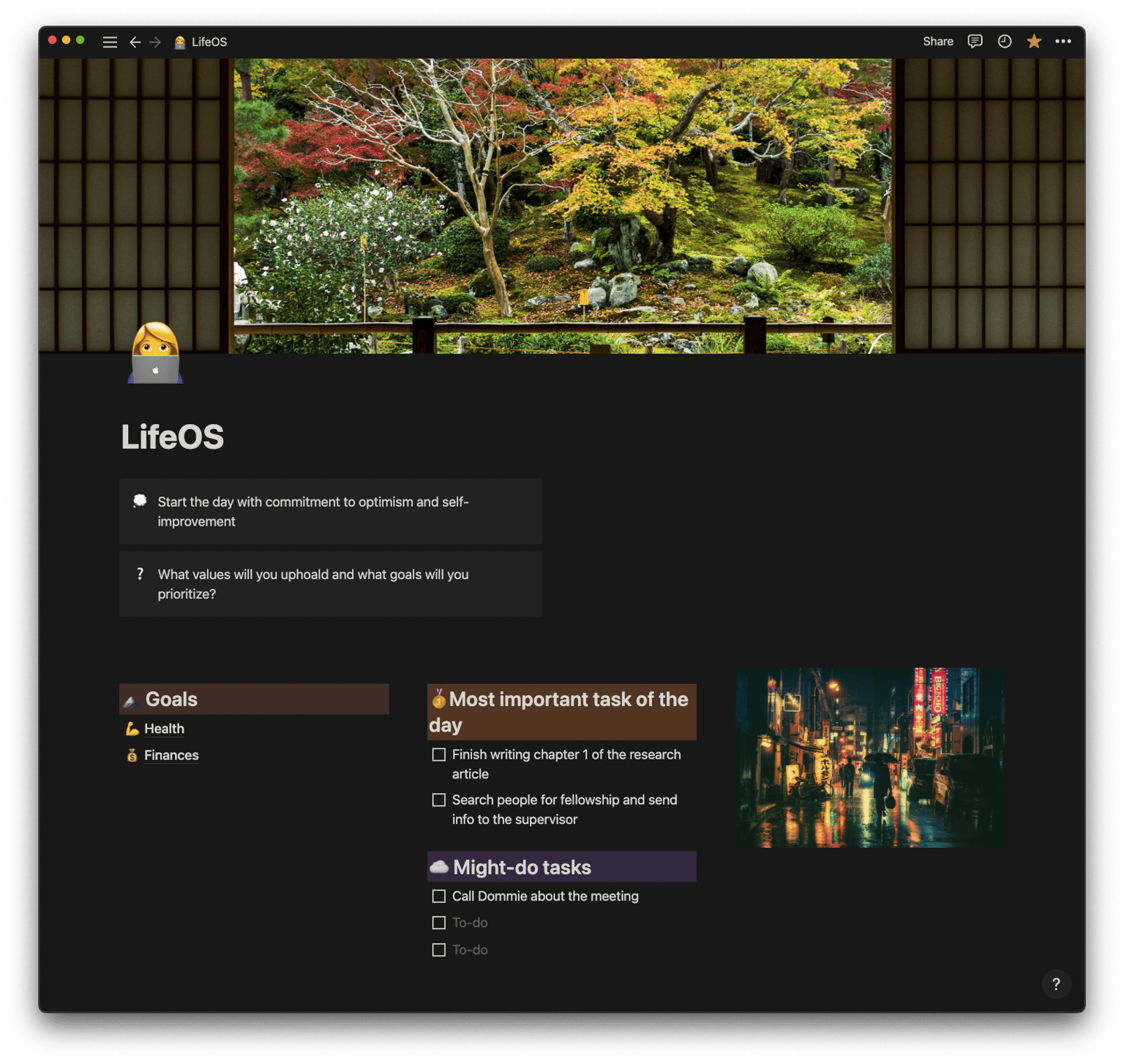 LifeOS - image 1 - student project