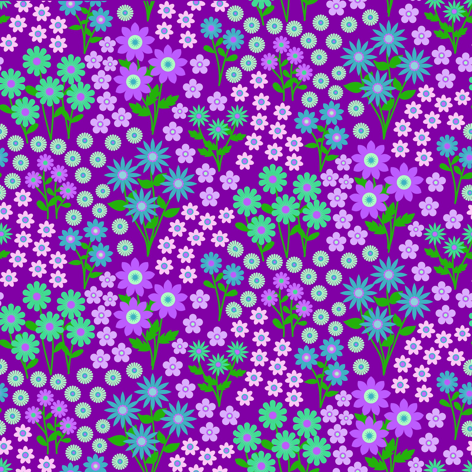 Ditsy Floral Half-Drop Repeat in AD - image 6 - student project