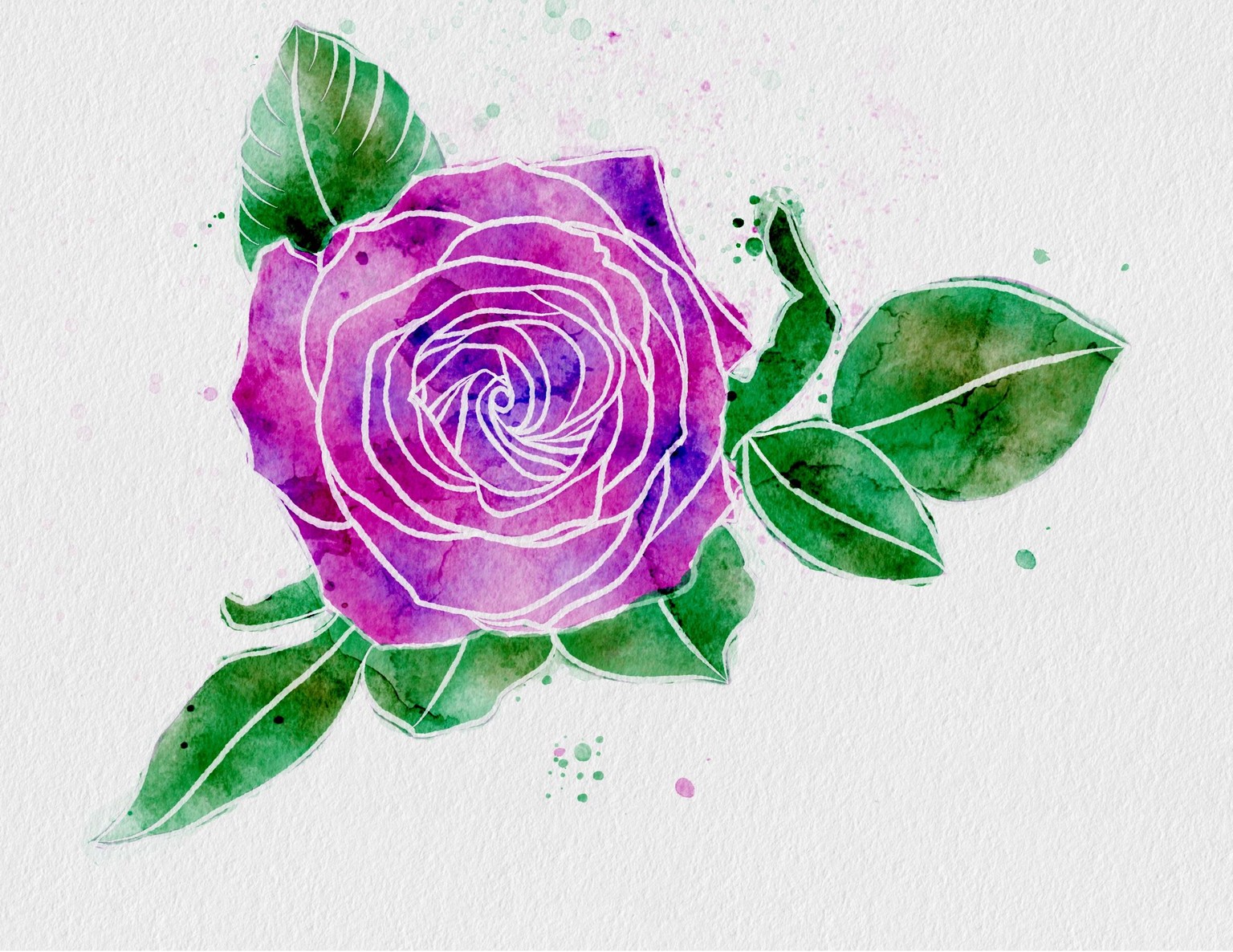 Watercolor Florals - image 1 - student project