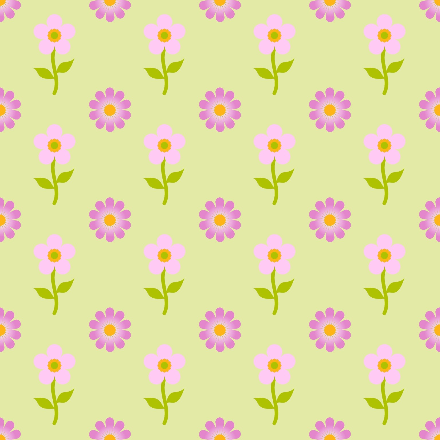 Retro Flower Patterns with Affinity Designer - image 4 - student project