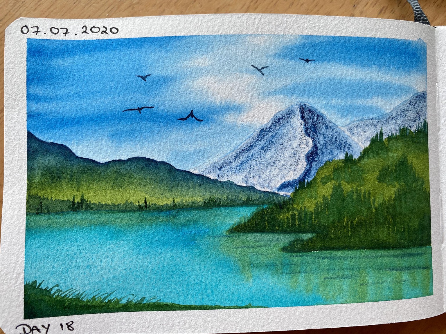30 Day Watercolour Challenge - image 14 - student project