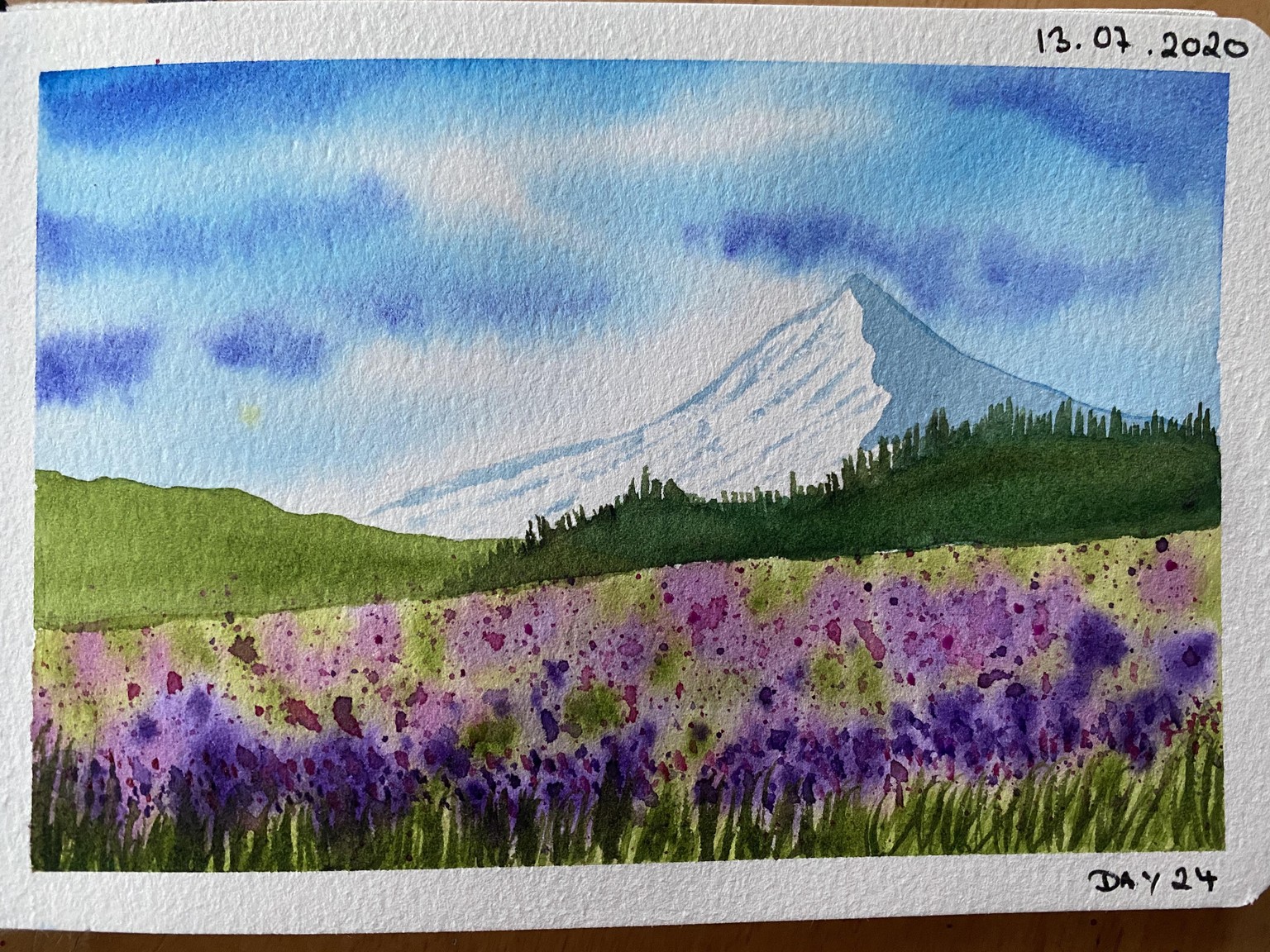 30 Day Watercolour Challenge - image 7 - student project