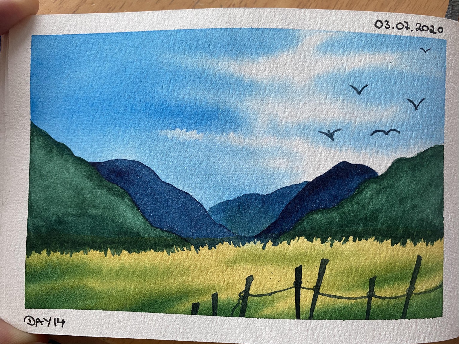 30 Day Watercolour Challenge - image 18 - student project