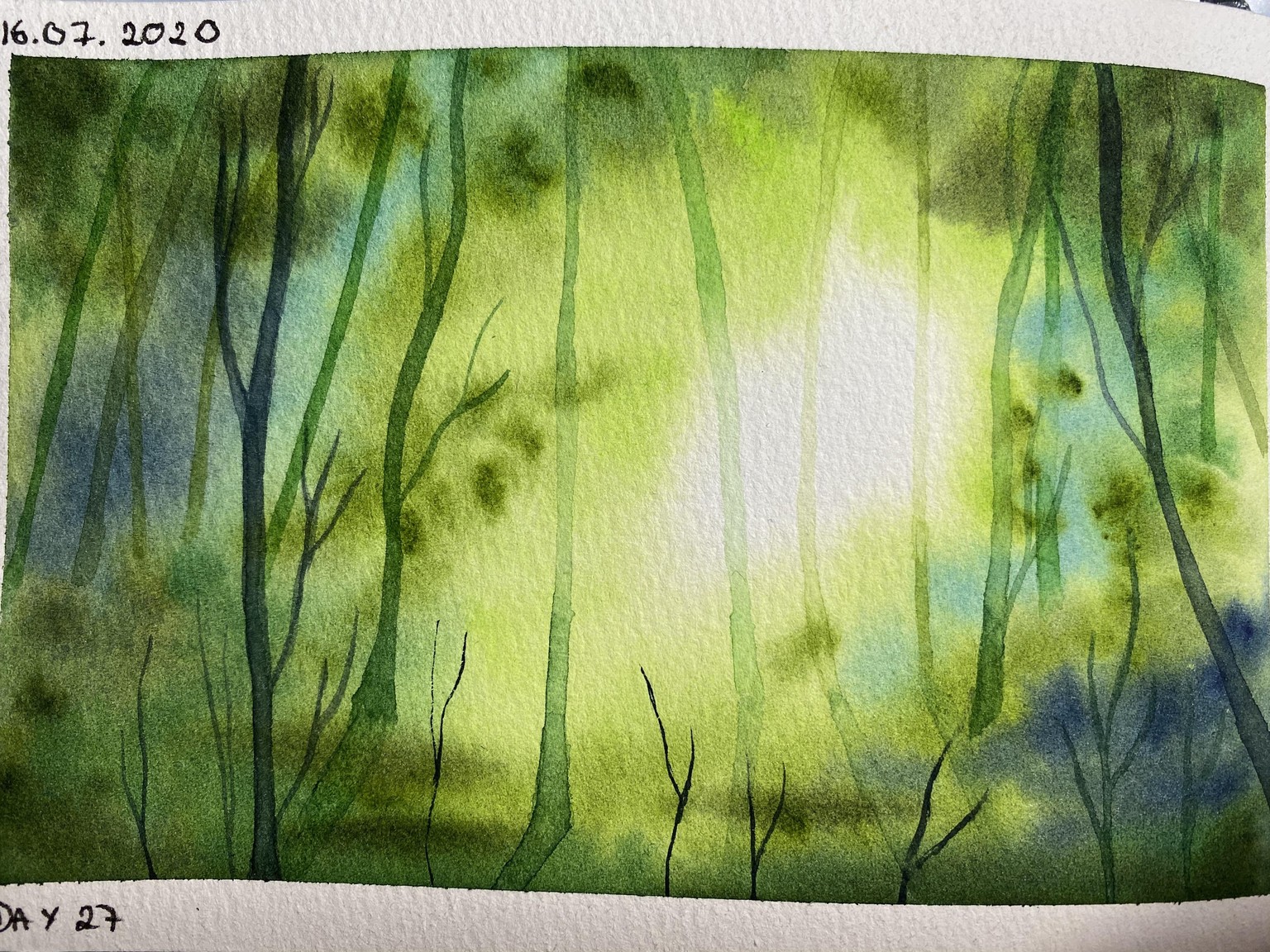 30 Day Watercolour Challenge - image 4 - student project