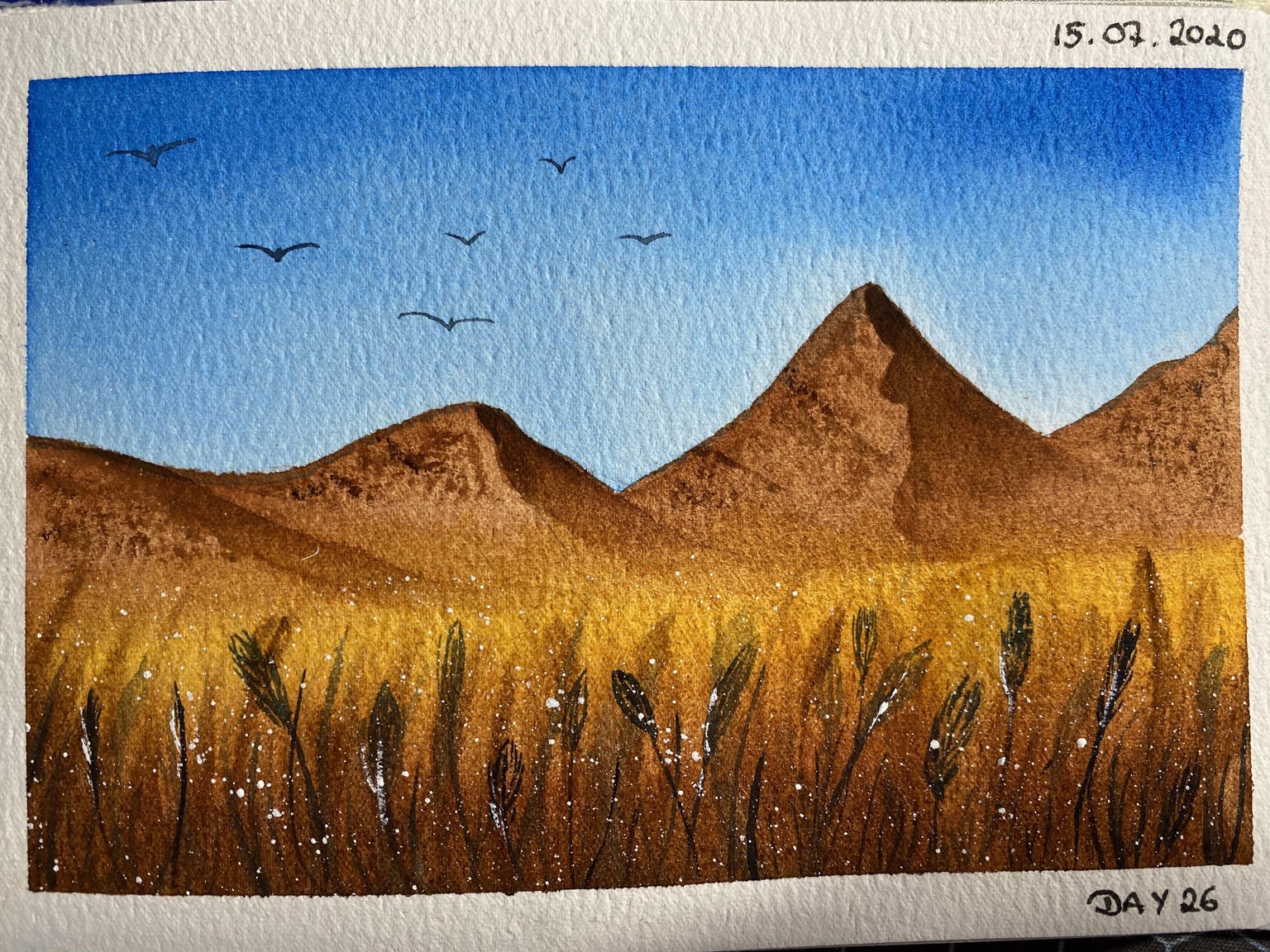 30 Day Watercolour Challenge - image 5 - student project