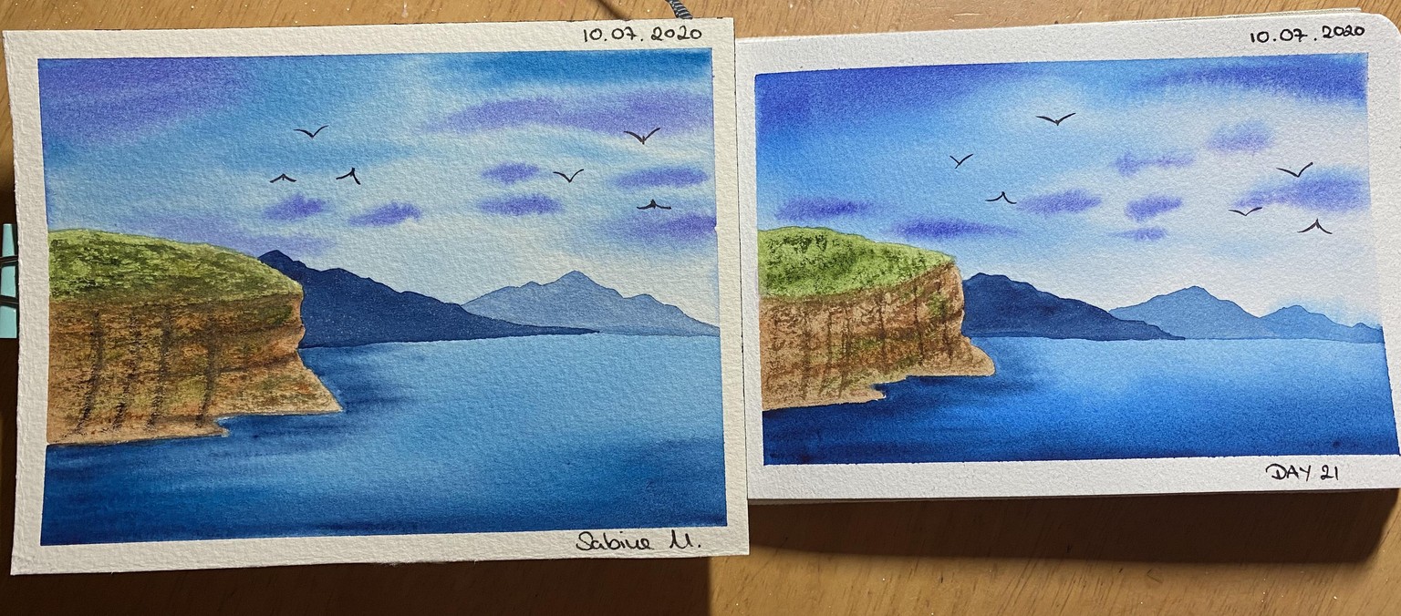 30 Day Watercolour Challenge - image 10 - student project