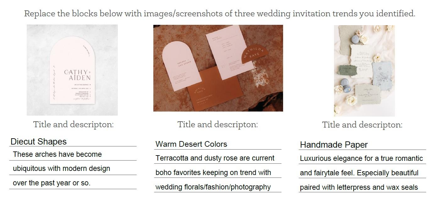 Wedding Invitations Projects - image 2 - student project