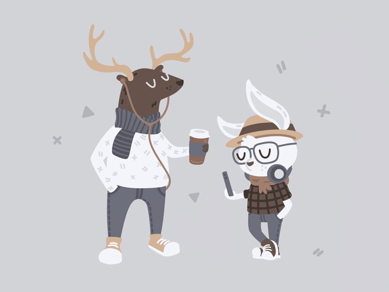 Hipster Woodland - image 1 - student project