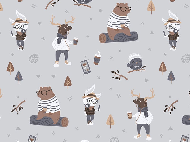 Hipster Woodland - image 2 - student project