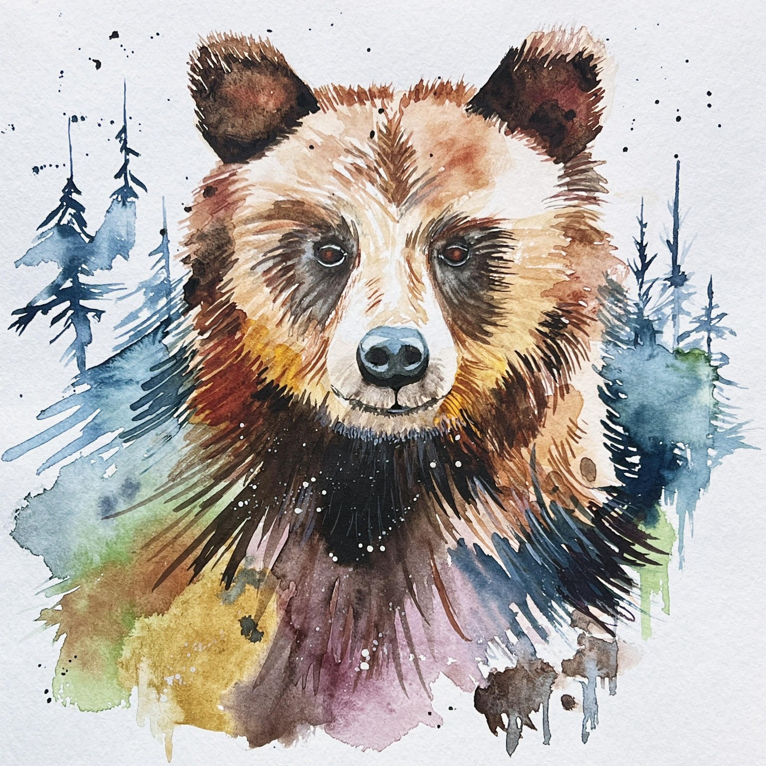 Brown bear - image 1 - student project
