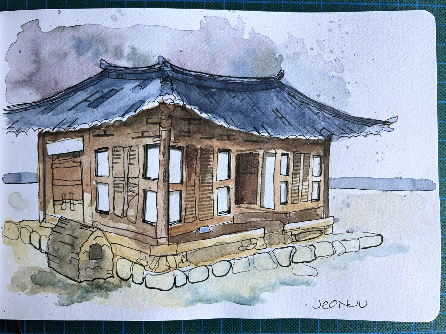 Traditional Korean house - image 1 - student project