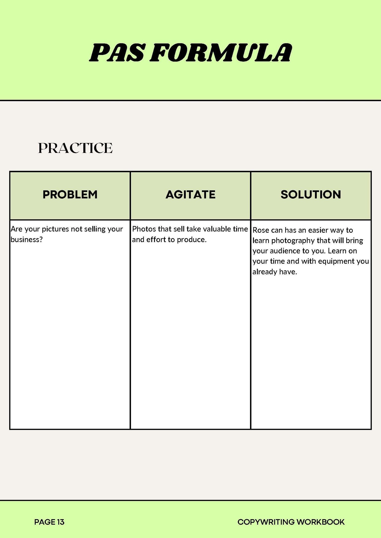 Copywriting for Beginners Assignments - image 6 - student project