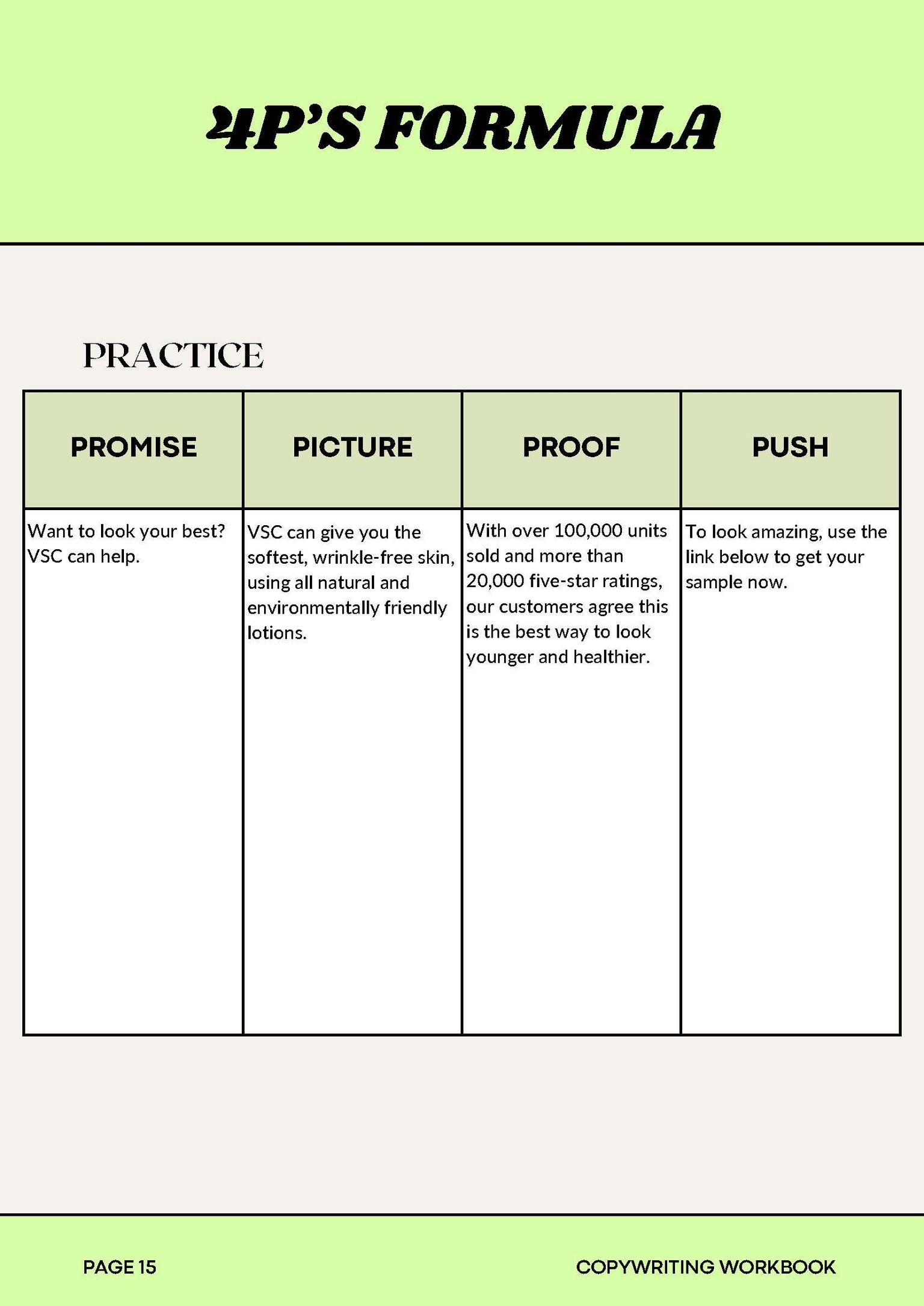 Copywriting for Beginners Assignments - image 1 - student project