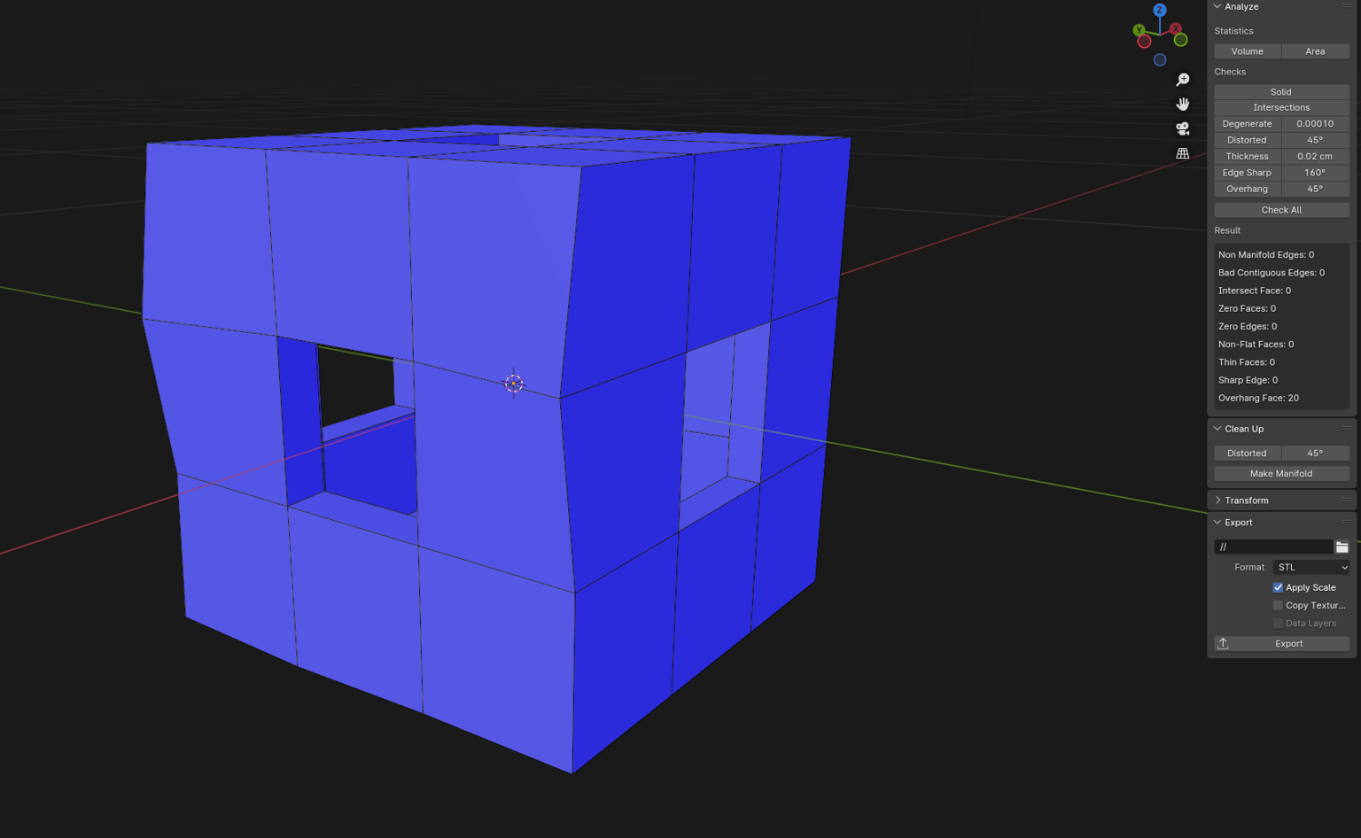 3D Printable Hollow Cube - image 1 - student project