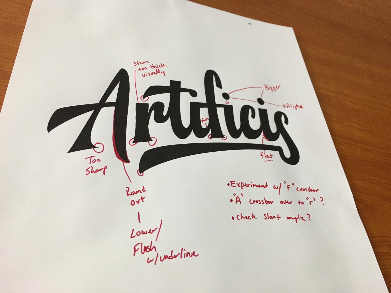 Artificis Logotype  - image 9 - student project