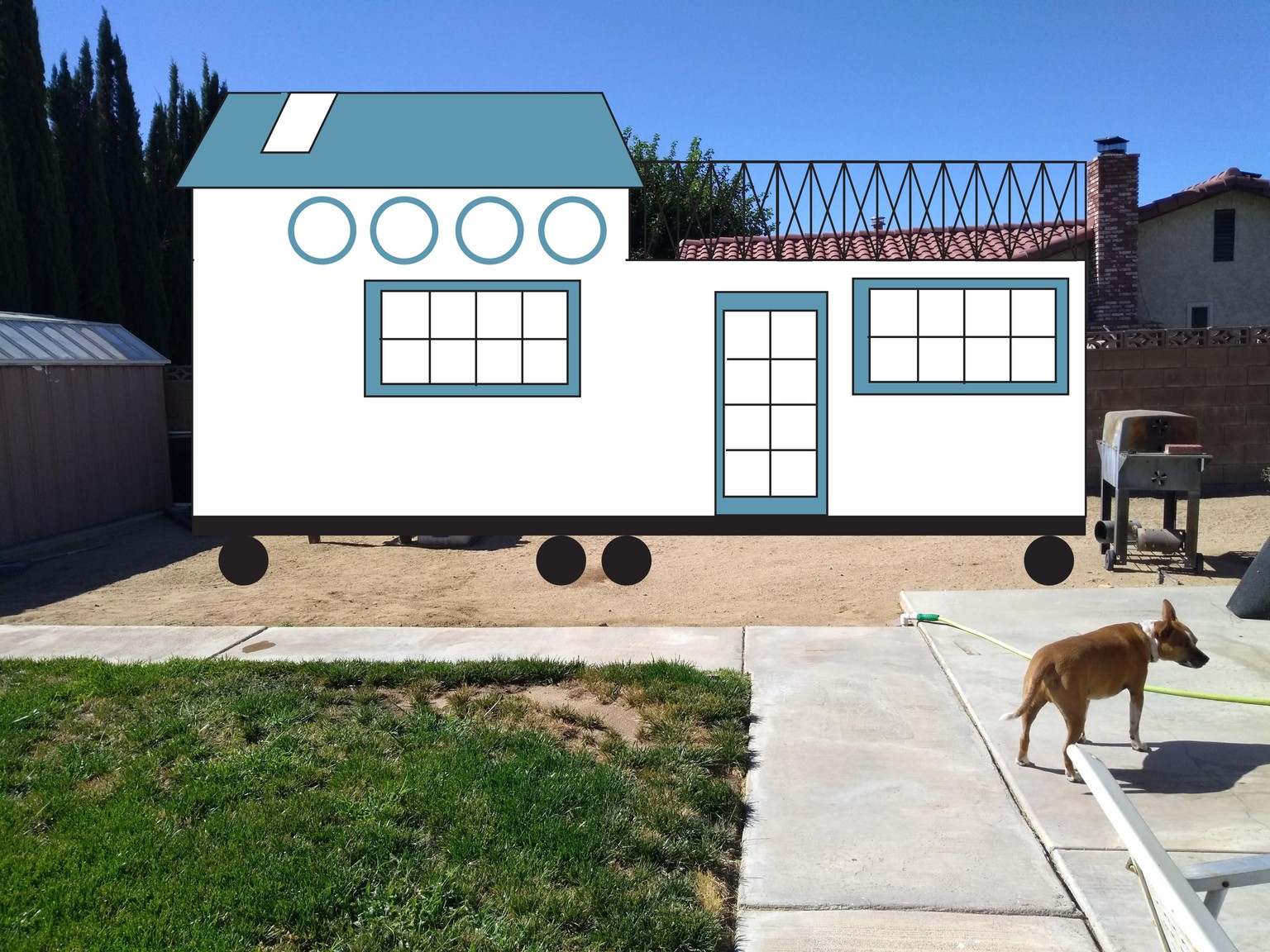 Tiny House Design for Real Site - image 13 - student project