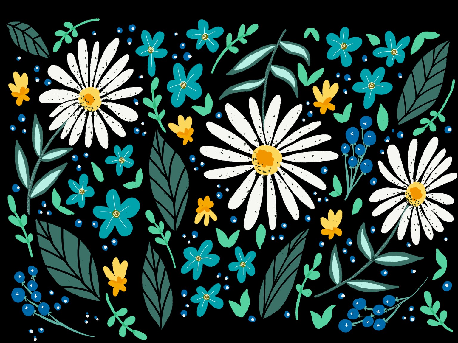 Colorful Florals Using Paper 53 - image 2 - student project