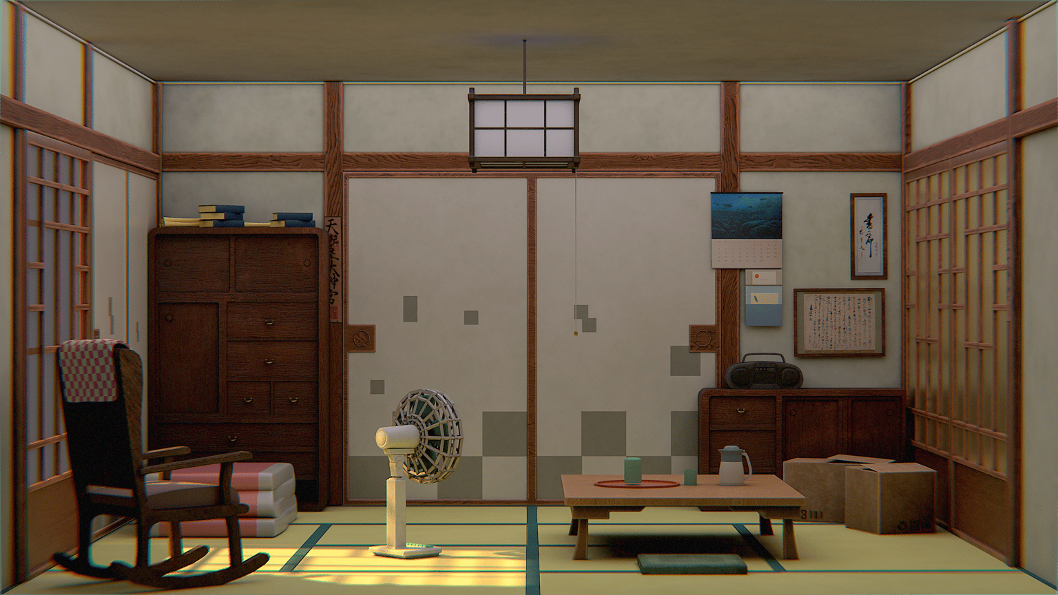 Japanease Traditional Room - image 2 - student project