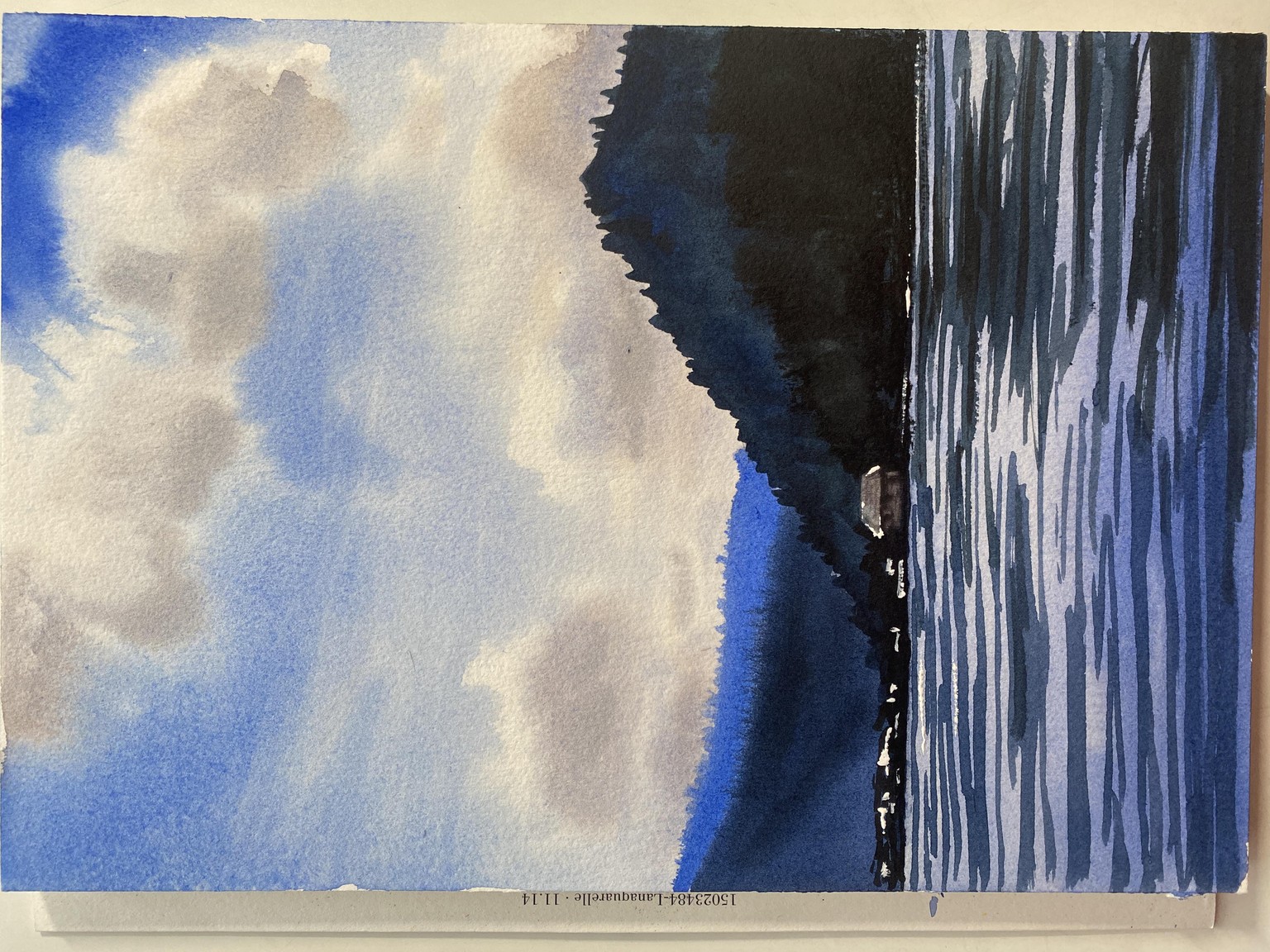 blue mountain landscape - image 1 - student project