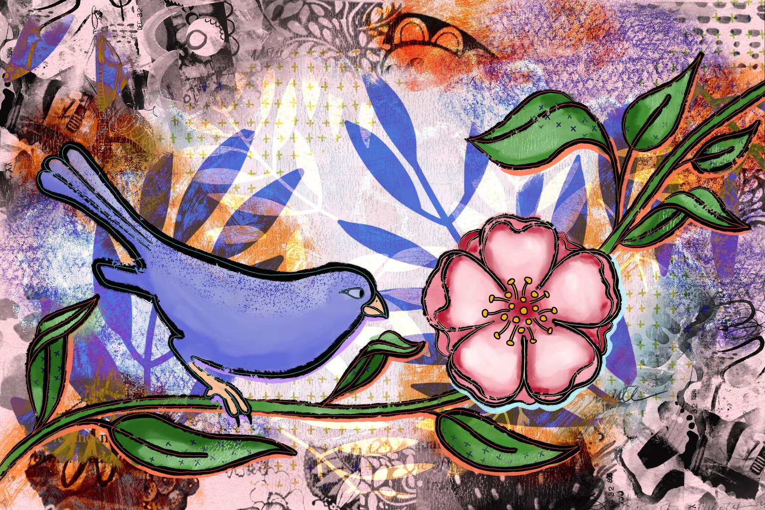 Mixed Media Illustrations - image 2 - student project