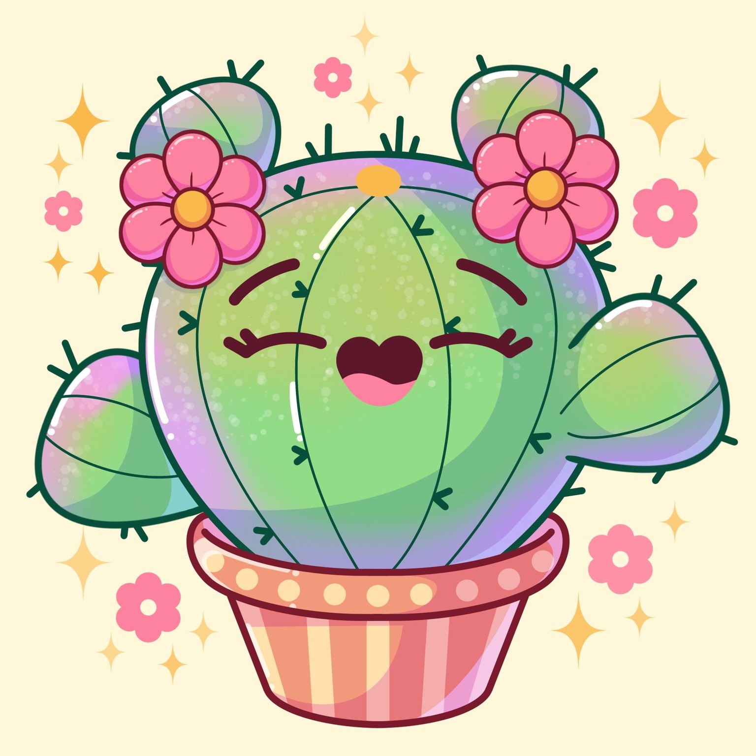 Kawaii Catci Illustrations - image 3 - student project