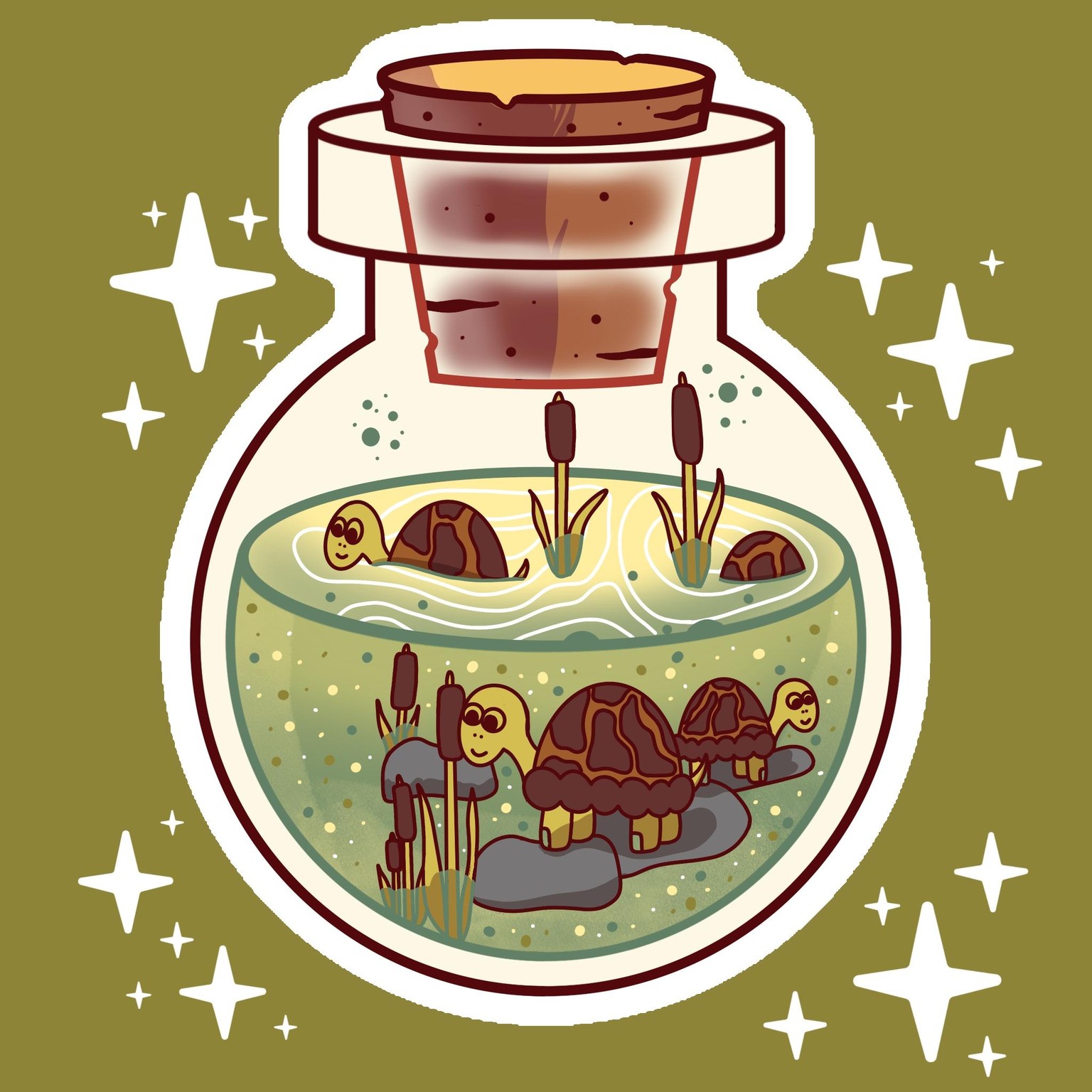 Cute Aquatic Animals in Bottles - image 3 - student project