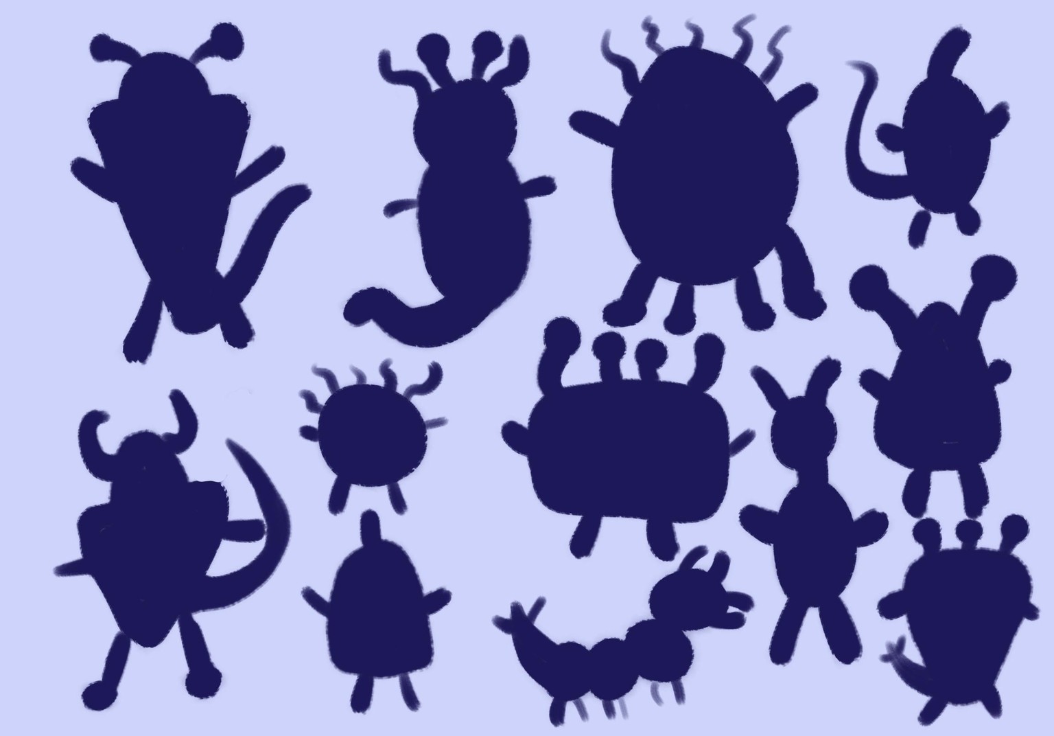 Cute Monster Illustrations - image 1 - student project