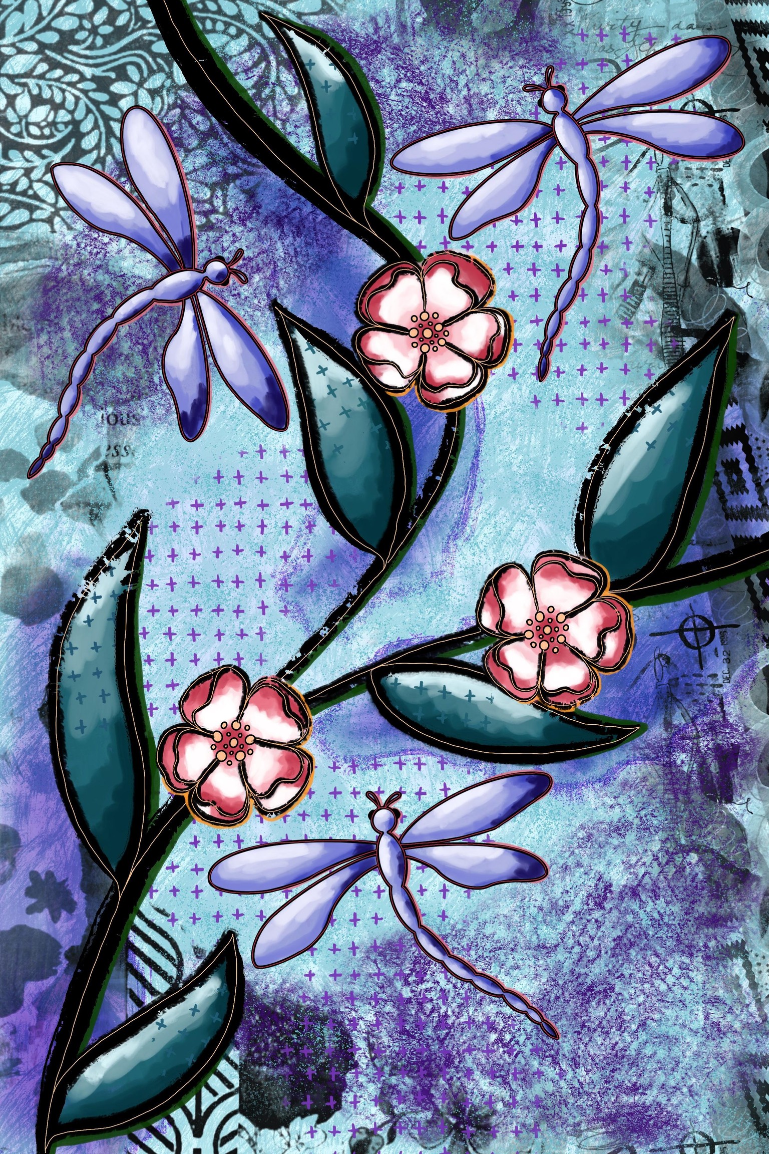 Mixed Media Illustrations - image 3 - student project