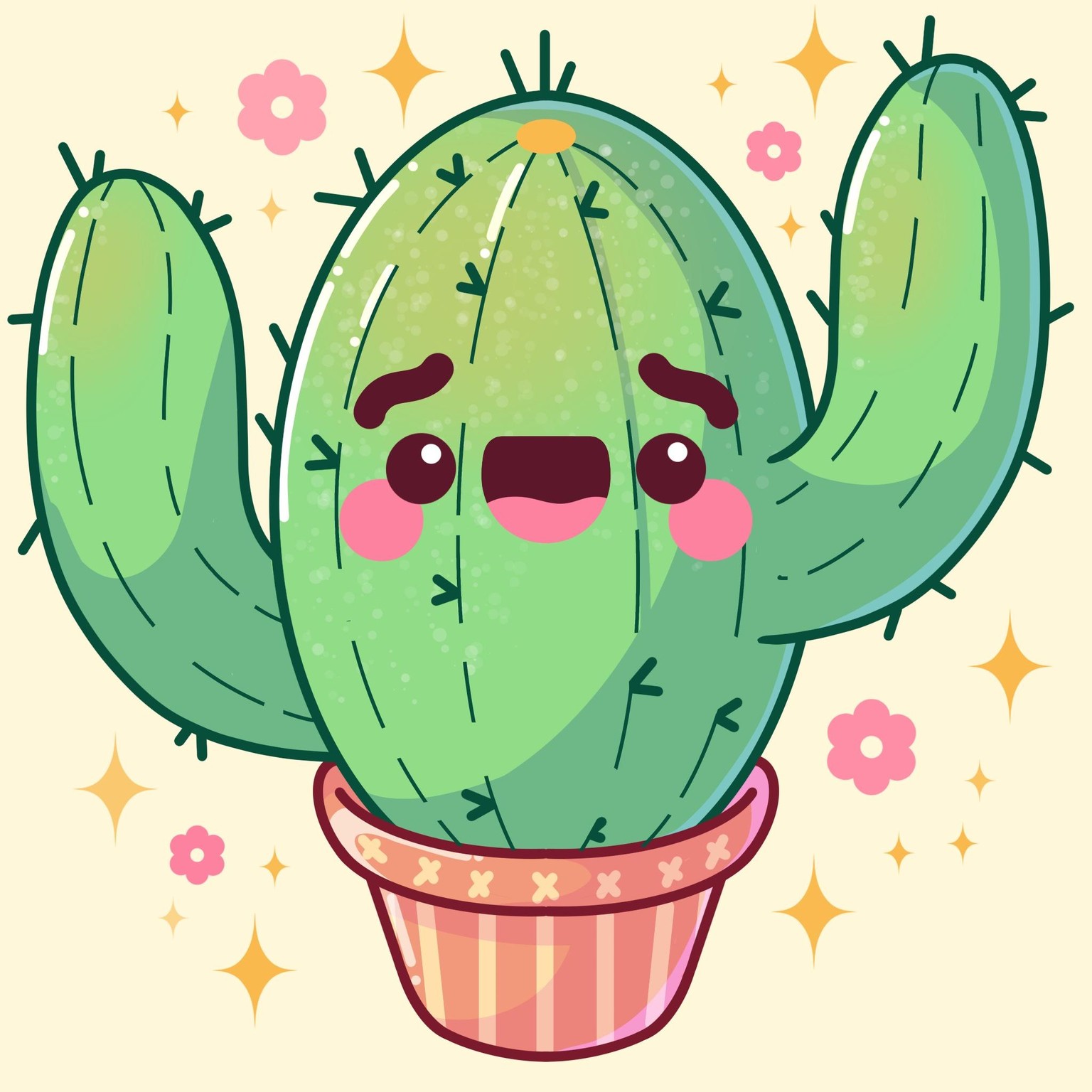 Kawaii Catci Illustrations - image 2 - student project