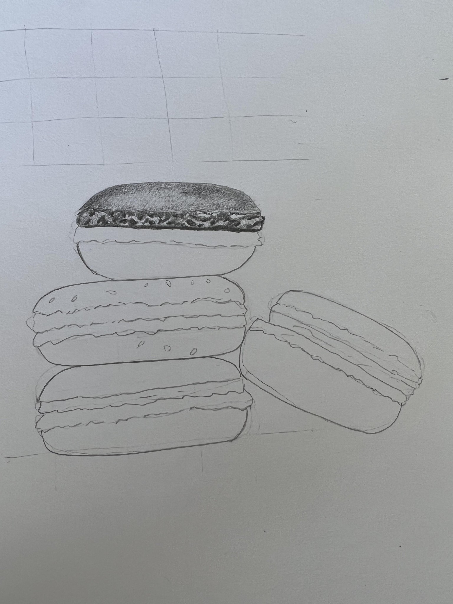 Skeleton & Vase/Flowers & Cherries & Pears & Macaroons - image 5 - student project