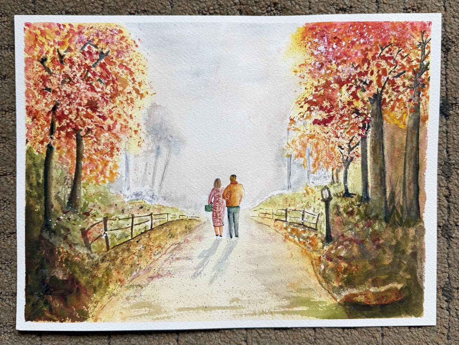 Couple in Fall - image 1 - student project
