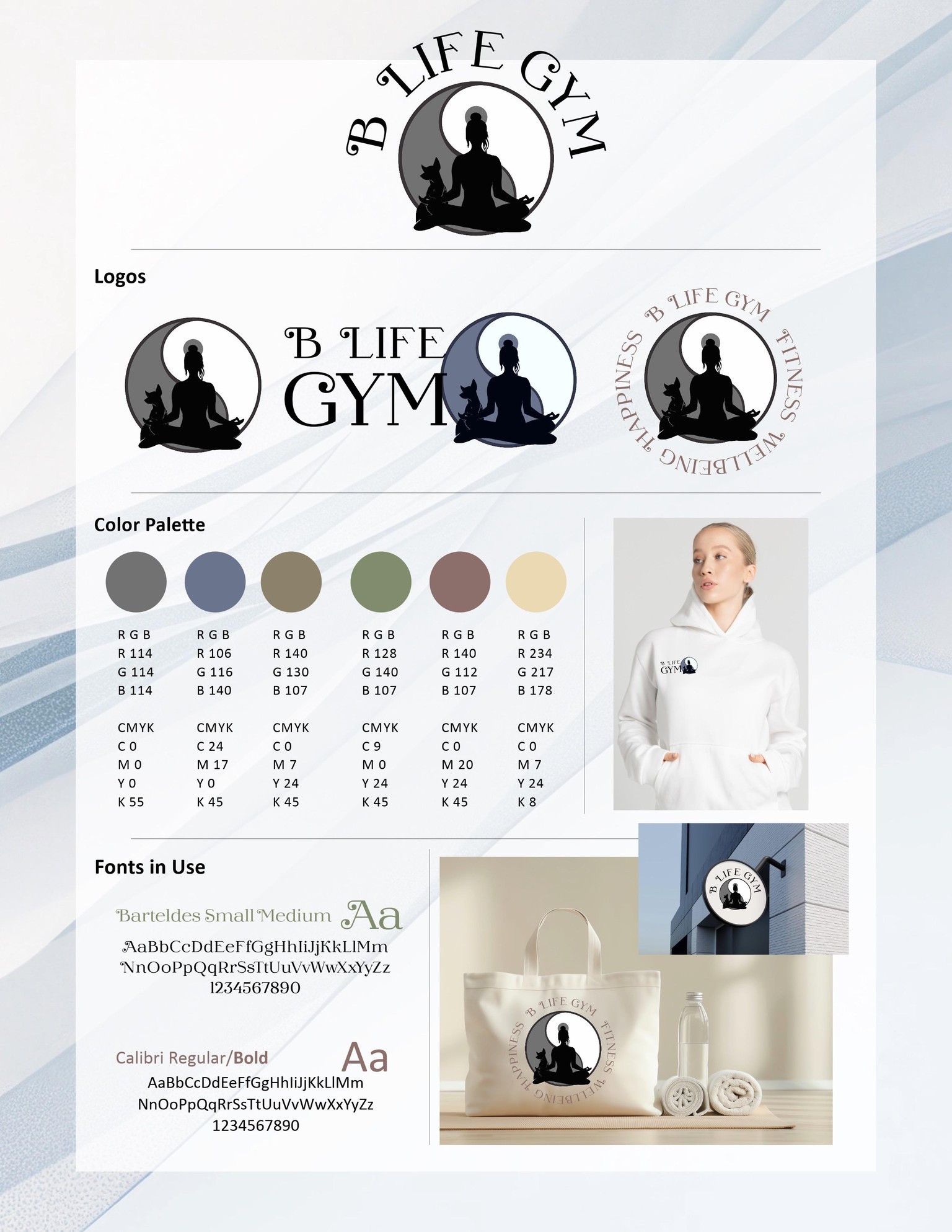 B Life Brand Board - image 1 - student project