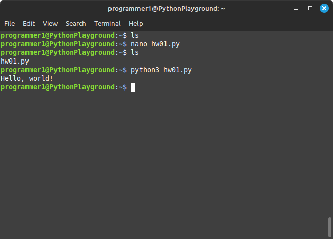 Beginners Programming: Python3 - Project 01 - image 5 - student project