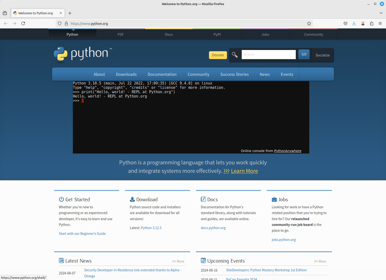 Beginners Programming: Python3 - Project 01 - image 8 - student project
