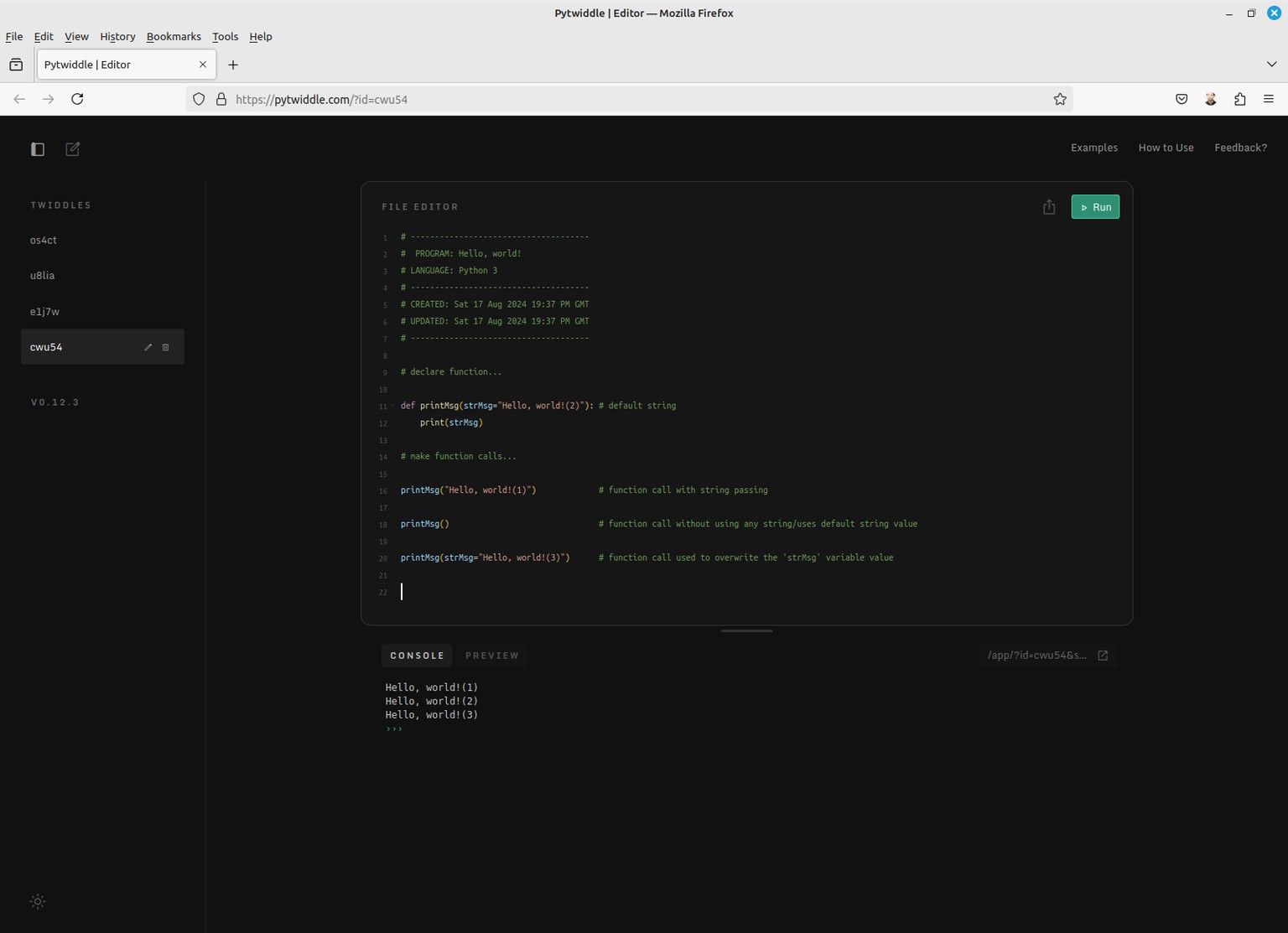Beginners Programming: Python3 - Project 01 - image 14 - student project