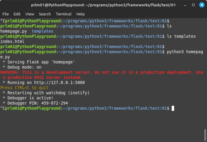 Programming using Python Flask - image 3 - student project