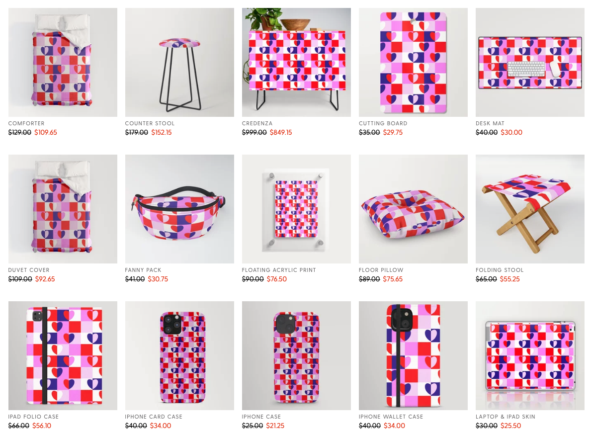 Natmit Design Society6 - image 1 - student project
